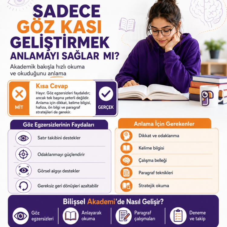 Sadece Göz Kası Geliştirilerek Anlama Sağlanır mı